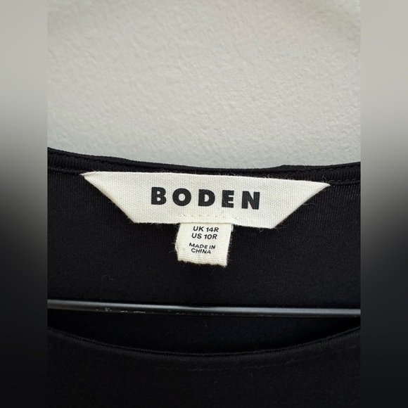 Boden Abigail Jersey Dress in Black - Picture 6 of 8